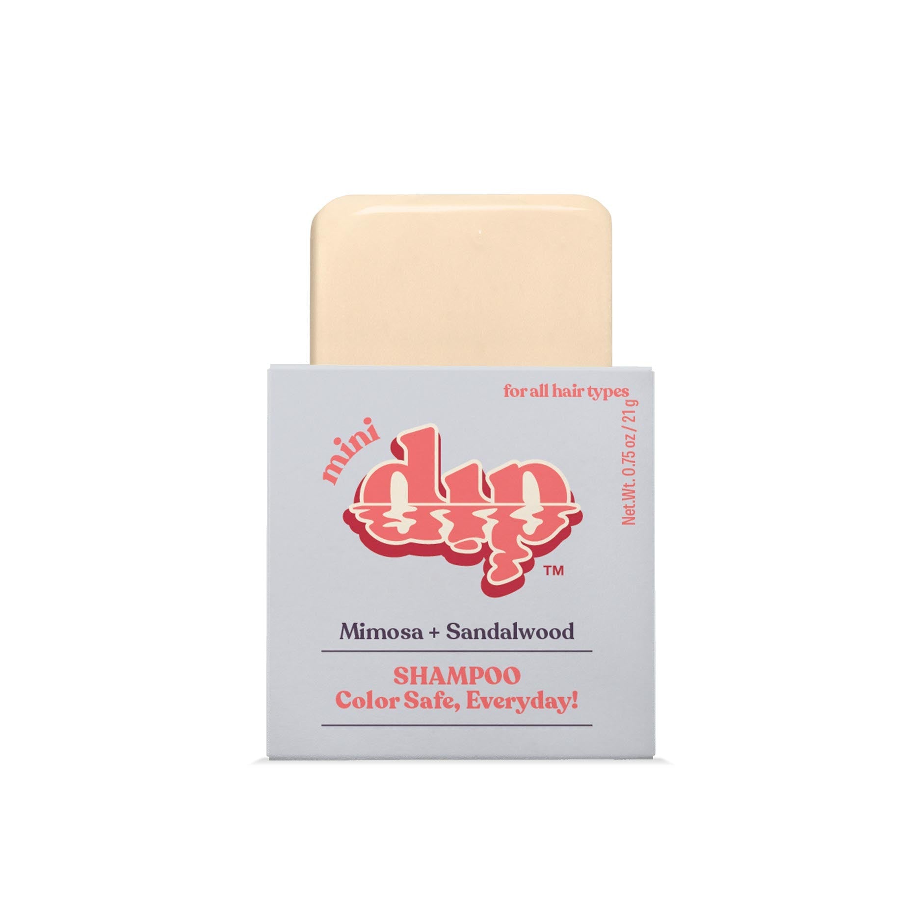 Mini Dip Shampoo Bar: Color Safe, Everyday - Mimosa & Sandalwood