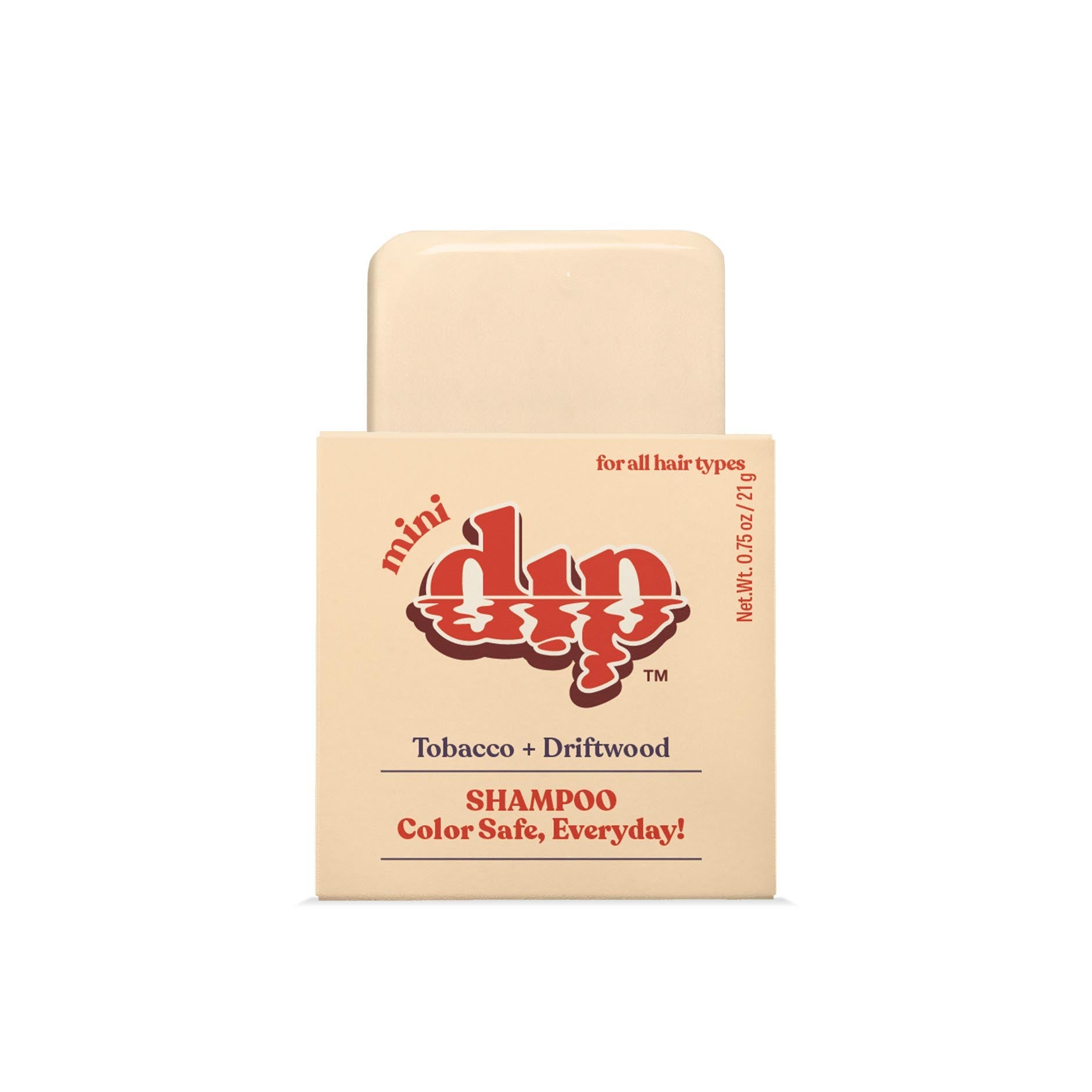 Mini Dip Shampoo Bar: Color Safe, Everyday - Tobacco & Driftwood