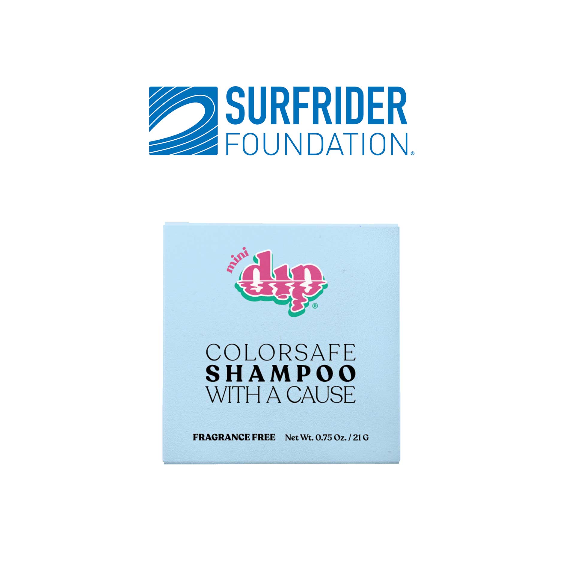 Dip Surfrider Mini Color-Safe Shampoo - Fragrance Free