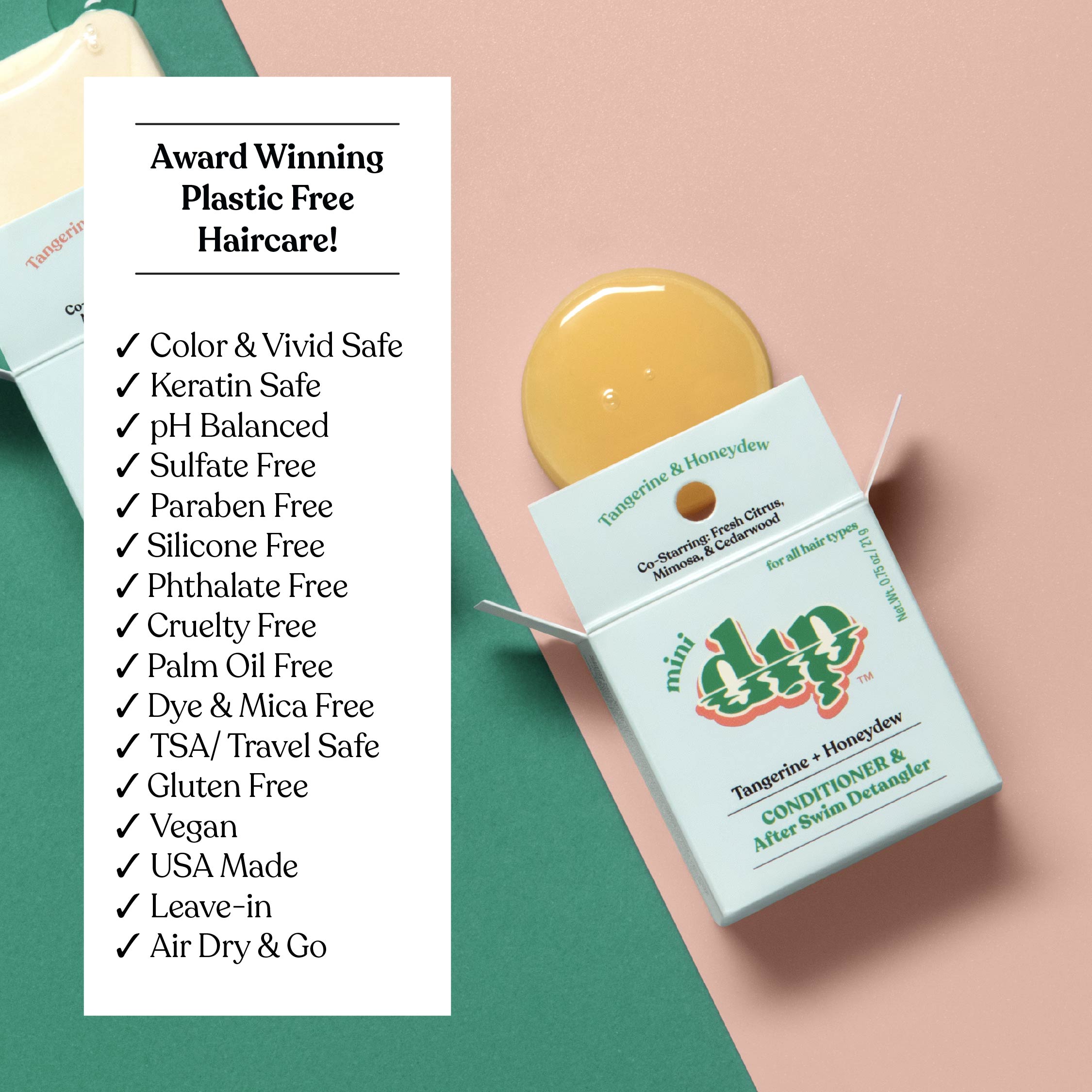 Mini Dip Conditioner & After Swim Detangler - Tangerine & Honeydew