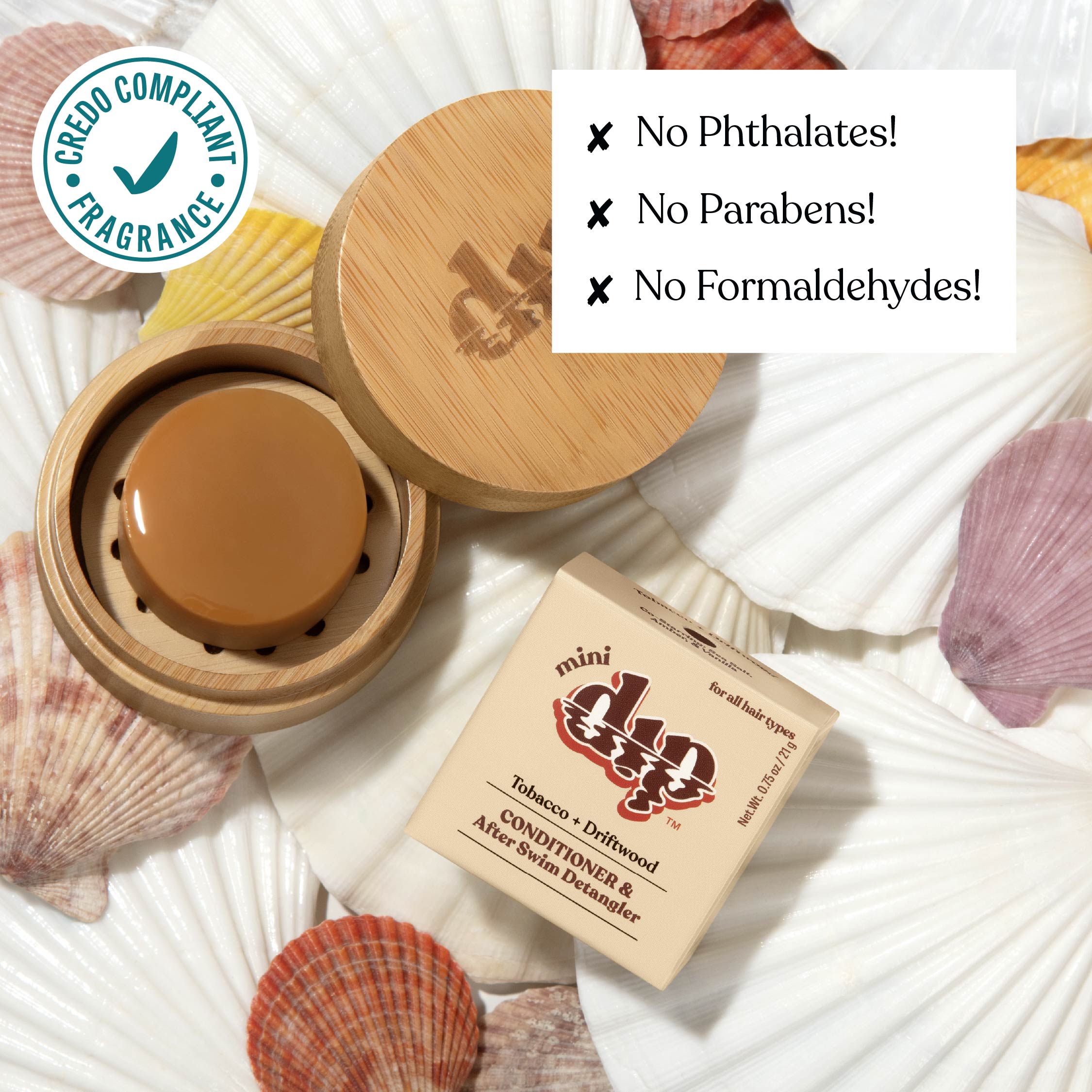 Mini Dip Conditioner & After Swim Detangler - Tobacco & Driftwood
