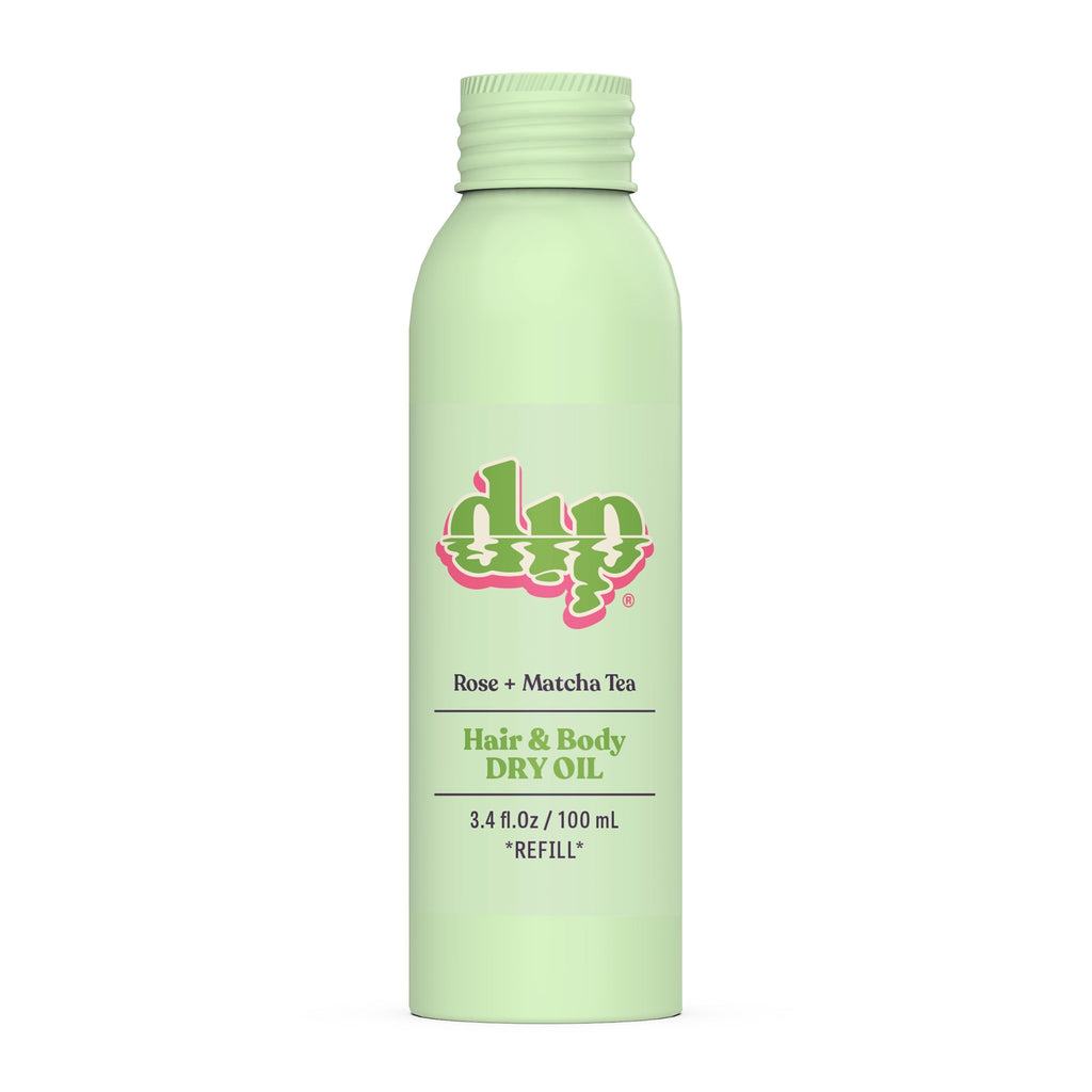 Dip REFILL Hair & Body Dry Oil - Rose & Matcha Tea